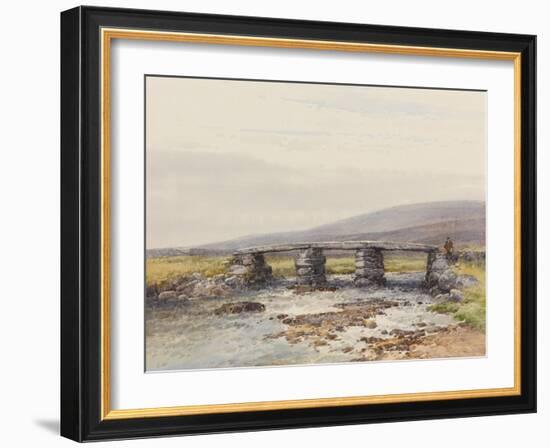 Cyclopean Bridge (Post Bridge, Dartmoor) , C.1895-96-Frederick John Widgery-Framed Giclee Print