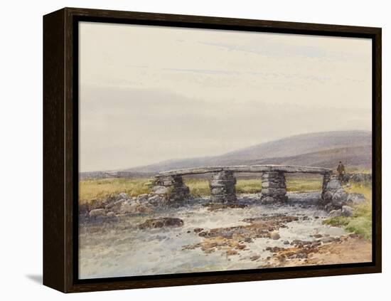 Cyclopean Bridge (Post Bridge, Dartmoor) , C.1895-96-Frederick John Widgery-Framed Premier Image Canvas