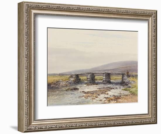 Cyclopean Bridge (Post Bridge, Dartmoor) , C.1895-96-Frederick John Widgery-Framed Premium Giclee Print