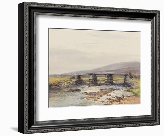 Cyclopean Bridge (Post Bridge, Dartmoor) , C.1895-96-Frederick John Widgery-Framed Premium Giclee Print