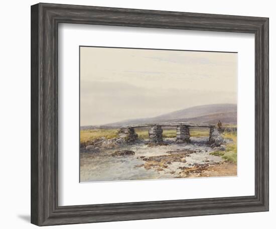 Cyclopean Bridge (Post Bridge, Dartmoor) , C.1895-96-Frederick John Widgery-Framed Giclee Print