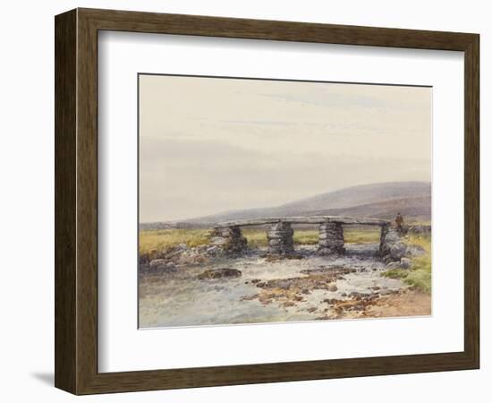 Cyclopean Bridge (Post Bridge, Dartmoor) , C.1895-96-Frederick John Widgery-Framed Giclee Print