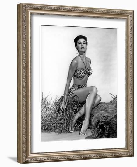 CYD CHARISSE in the 50's (b/w photo)-null-Framed Photo