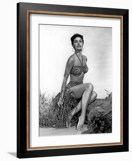 CYD CHARISSE in the 50's (b/w photo)-null-Framed Photo