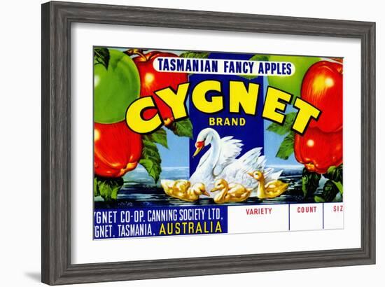 Cygnet Tasmanian Fancy Apples-null-Framed Art Print