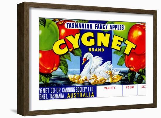 Cygnet Tasmanian Fancy Apples-null-Framed Art Print