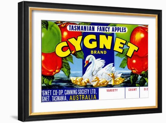 Cygnet Tasmanian Fancy Apples-null-Framed Art Print
