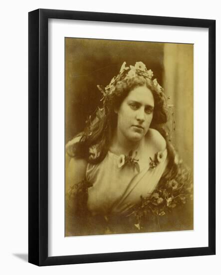 Cylene Wilson, C.1867-Julia Margaret Cameron-Framed Giclee Print