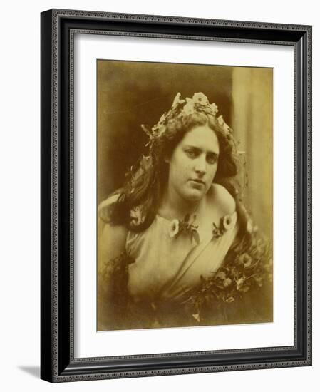 Cylene Wilson, C.1867-Julia Margaret Cameron-Framed Giclee Print