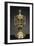 Cylindrical Rock Crystal Vase with Two Handles and with Enameled and Gilded Silver Mount-null-Framed Giclee Print