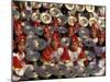 Cymbals Performance at Chinese New Year Celebration, Beijing, China-Keren Su-Mounted Photographic Print