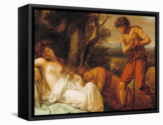 Cymon and Iphigenia, C. 1780-Angelika Kauffmann-Framed Premier Image Canvas