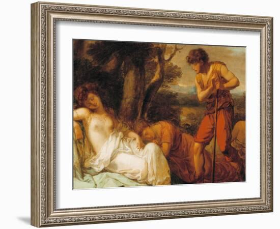 Cymon and Iphigenia, C. 1780-Angelika Kauffmann-Framed Giclee Print