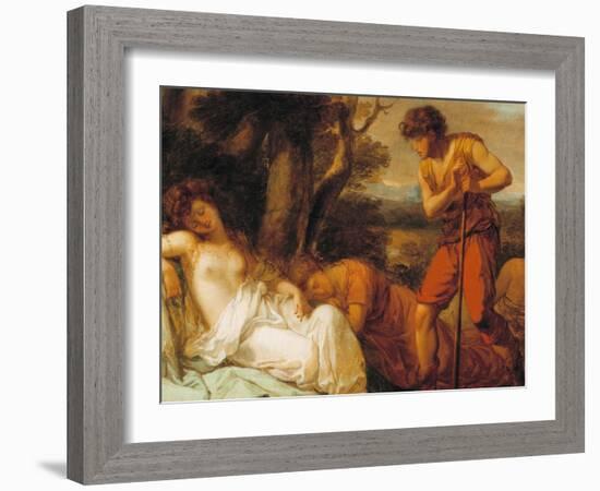 Cymon and Iphigenia, C. 1780-Angelika Kauffmann-Framed Giclee Print