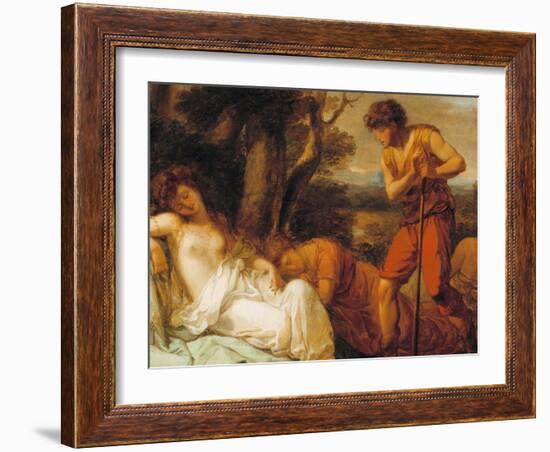 Cymon and Iphigenia, C. 1780-Angelika Kauffmann-Framed Giclee Print