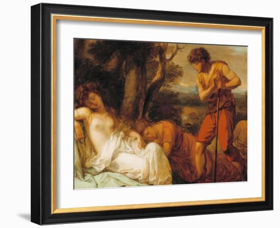 Cymon and Iphigenia, C. 1780-Angelika Kauffmann-Framed Giclee Print