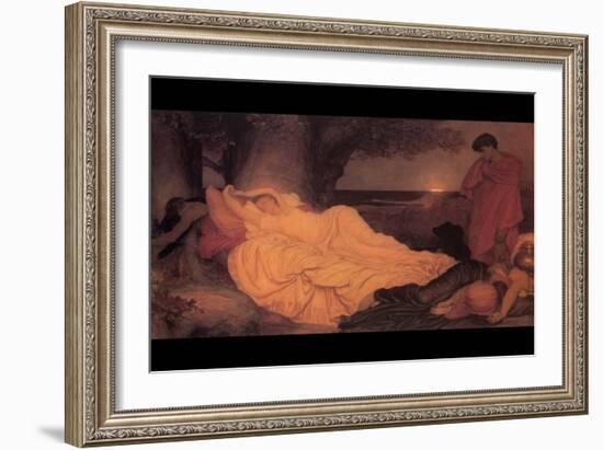 Cymon and Iphigenia-Frederick Leighton-Framed Art Print