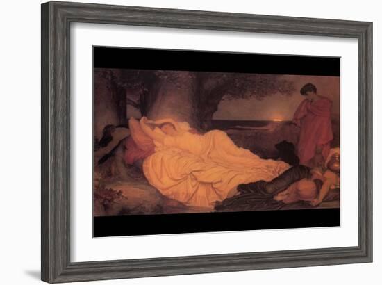 Cymon and Iphigenia-Frederick Leighton-Framed Art Print