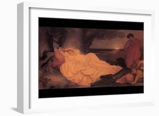 Cymon and Iphigenia-Frederick Leighton-Framed Art Print