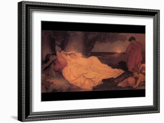 Cymon and Iphigenia-Frederick Leighton-Framed Art Print