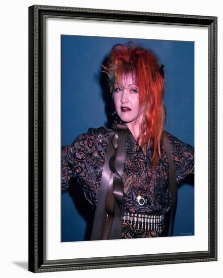 Cyndi Lauper-null-Framed Premium Photographic Print