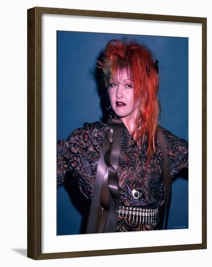 Cyndi Lauper-null-Framed Premium Photographic Print