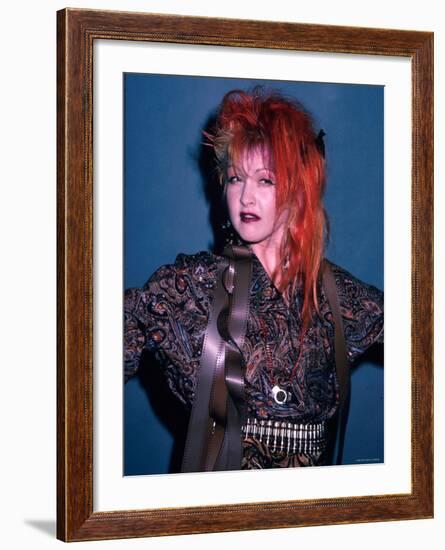 Cyndi Lauper-null-Framed Premium Photographic Print