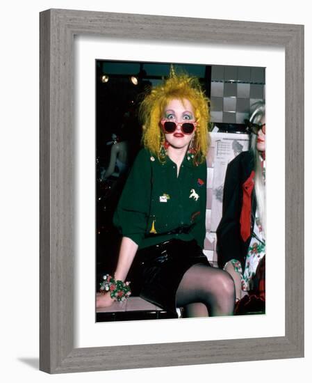 Cyndi Lauper-null-Framed Premium Photographic Print