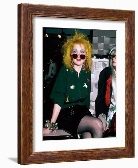 Cyndi Lauper-null-Framed Premium Photographic Print