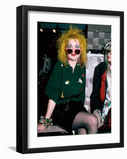 Cyndi Lauper-null-Framed Premium Photographic Print