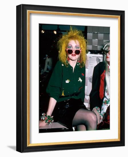 Cyndi Lauper-null-Framed Premium Photographic Print