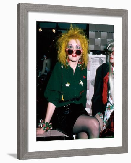 Cyndi Lauper-null-Framed Premium Photographic Print