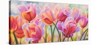 Tulips in Wonderland II-Cynthia Ann-Stretched Canvas