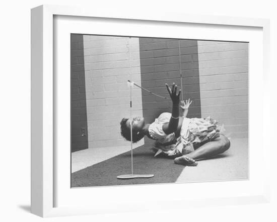 Cynthia Yuelue of Trinidad Dancing the Limbo at Party-Ralph Crane-Framed Photographic Print