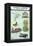 Cypress Gardens, South Carolina - Nautical Chart-Lantern Press-Framed Stretched Canvas
