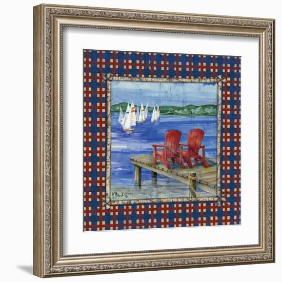 Cypress Lake II-Paul Brent-Framed Art Print