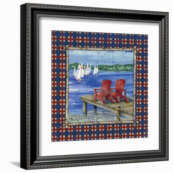 Cypress Lake II-Paul Brent-Framed Art Print