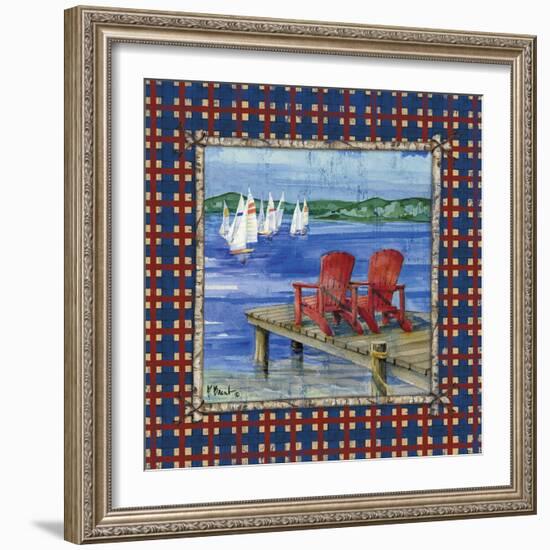 Cypress Lake II-Paul Brent-Framed Art Print