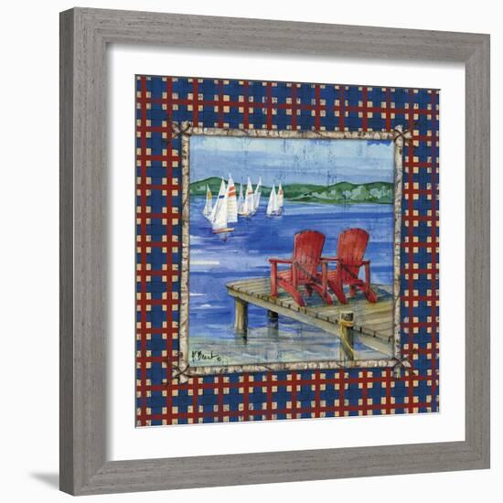 Cypress Lake II-Paul Brent-Framed Art Print