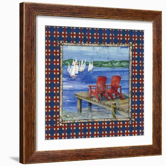Cypress Lake II-Paul Brent-Framed Art Print