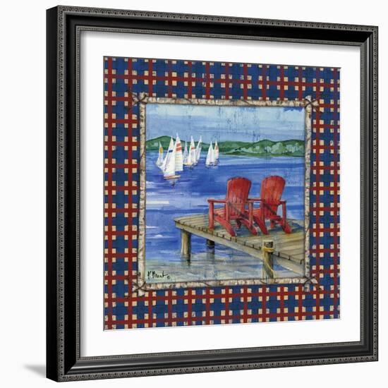 Cypress Lake II-Paul Brent-Framed Art Print