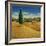 Cypress Tree and Cornfields, 1990-Liz Wright-Framed Giclee Print