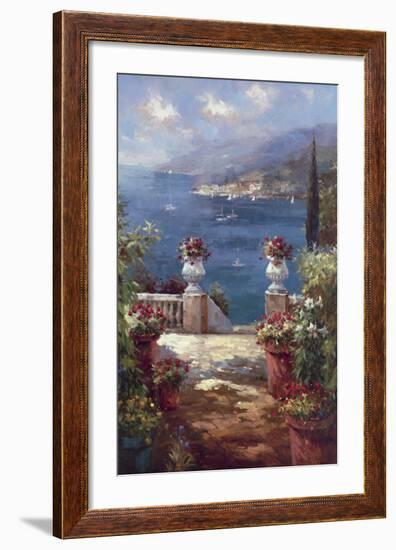 Cypress Vista-Peter Bell-Framed Art Print