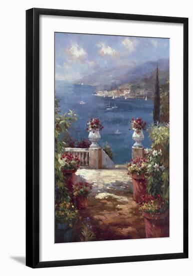 Cypress Vista-Peter Bell-Framed Art Print