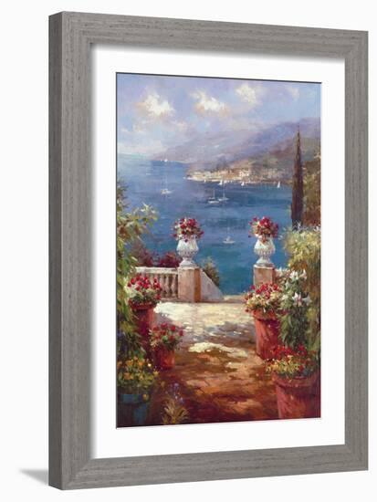 Cypress Vista-Peter Bell-Framed Art Print