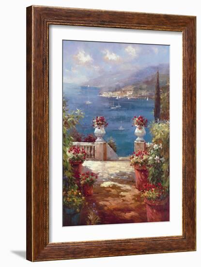 Cypress Vista-Peter Bell-Framed Art Print