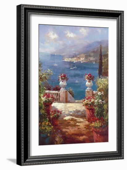 Cypress Vista-Peter Bell-Framed Art Print