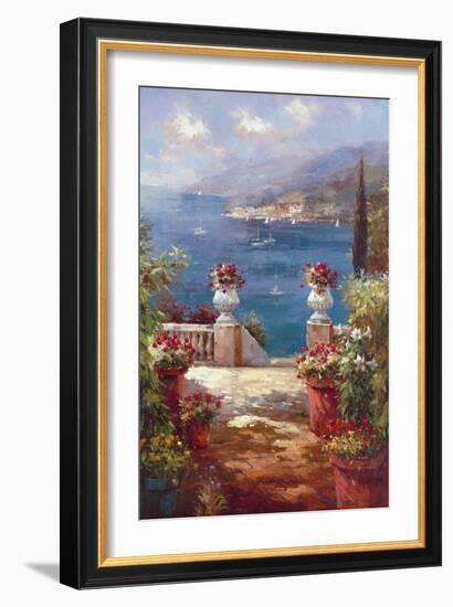 Cypress Vista-Peter Bell-Framed Art Print