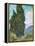 Cypresses-Vincent van Gogh-Framed Premier Image Canvas