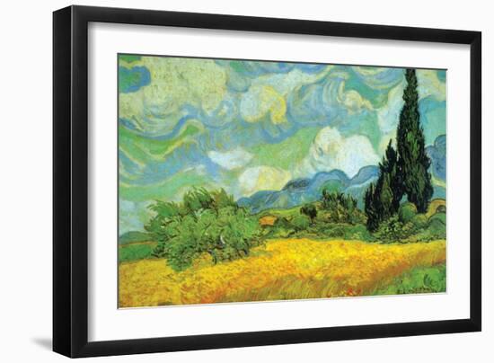 Cypresses-Vincent van Gogh-Framed Art Print